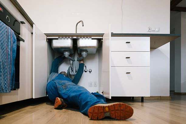 Professional Pipe Repair technician working in Marcellus, MI